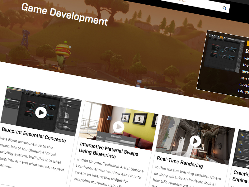 Unreal Engine Online Learning