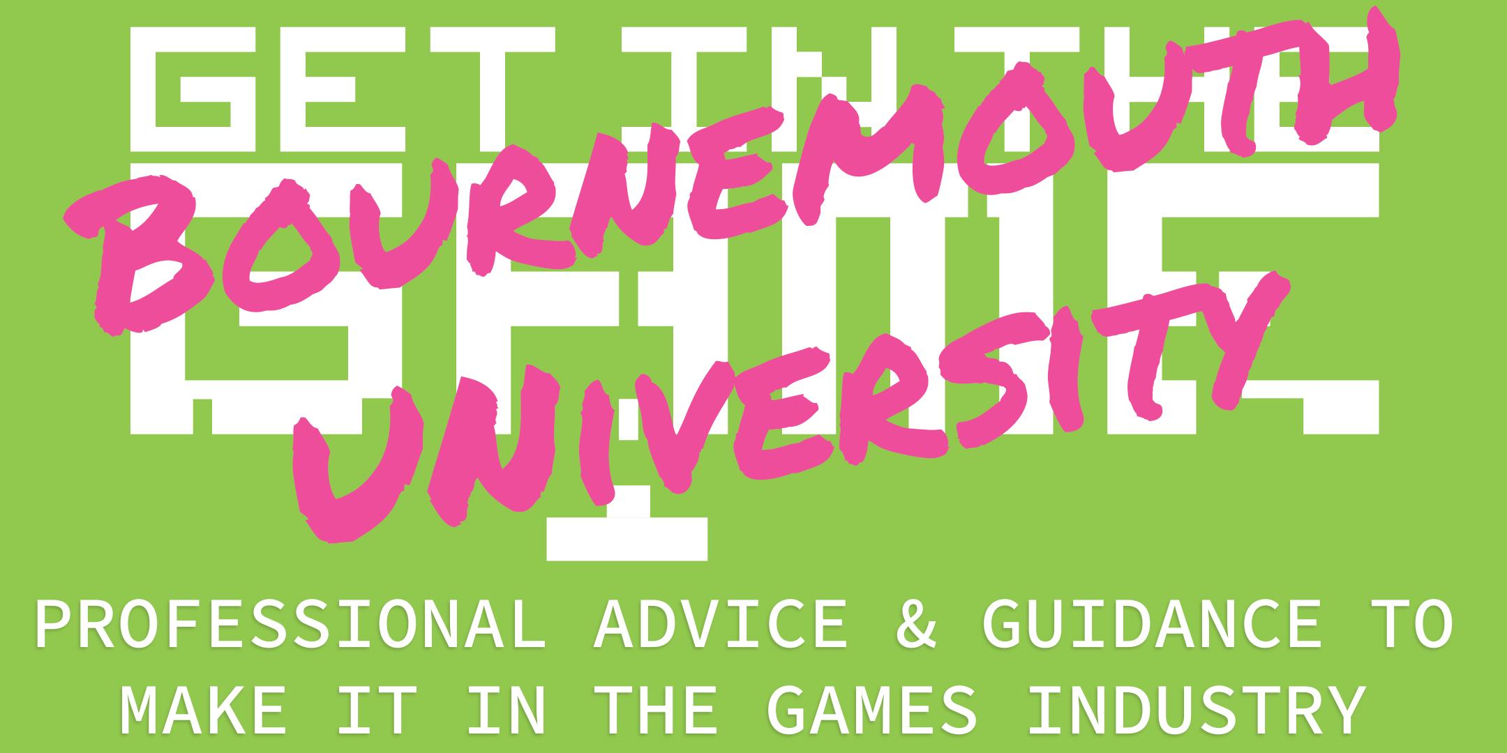 Get In The Game Careers Talks; Bournemouth University