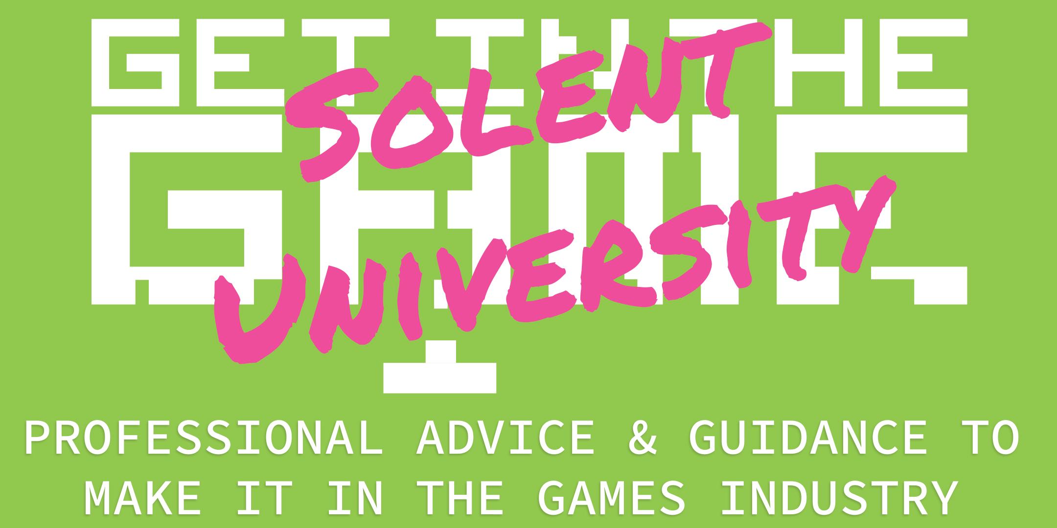 Get in the Game Careers Talks; Solent University - VFX