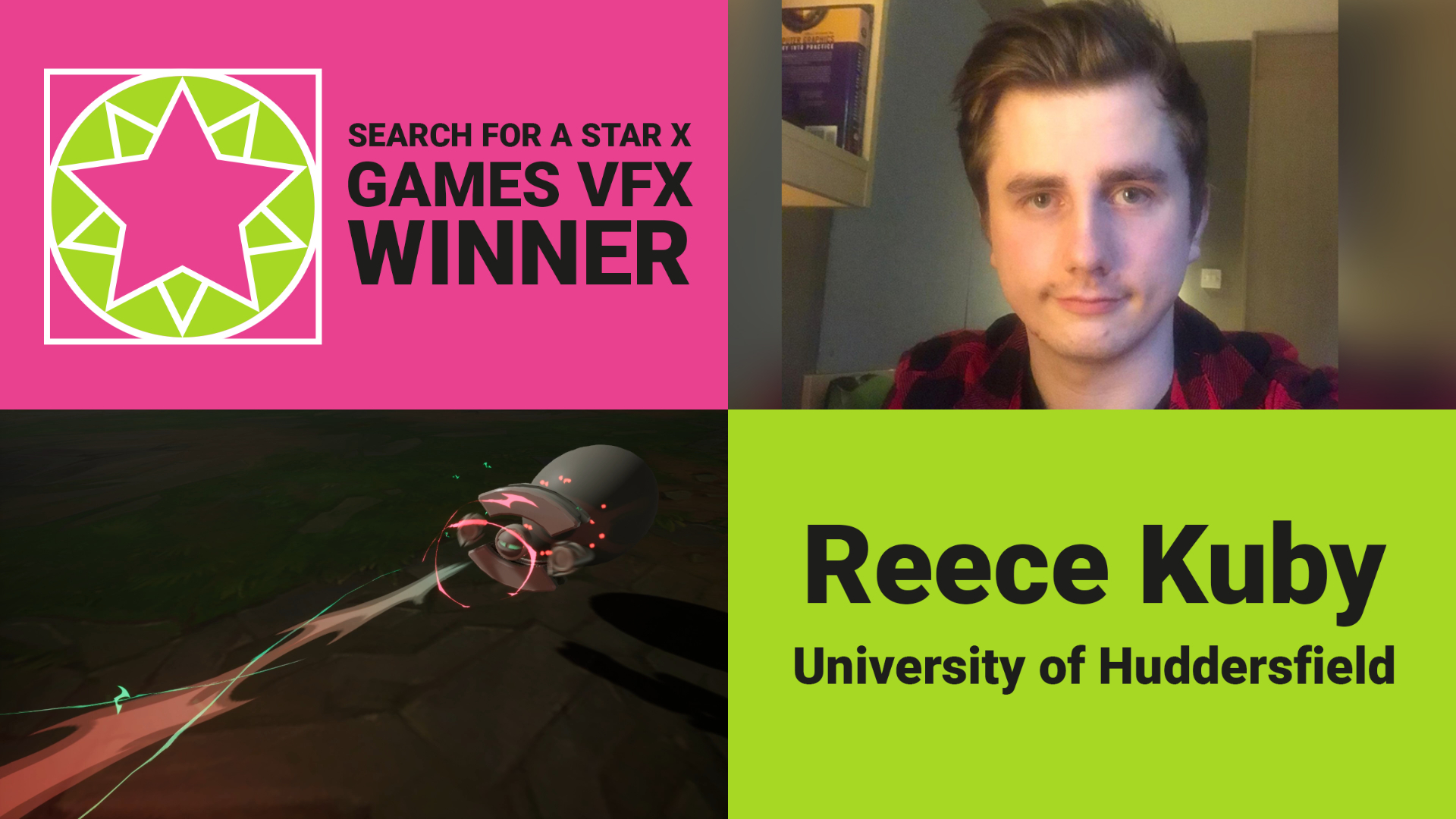 Reece Kuby - Search For A Star 2020 Winner Games VFX
