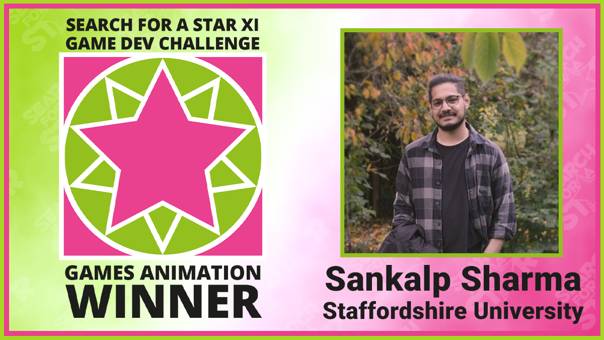 Sankalp Sharma, Search For A Star Games Animation Winner 2021