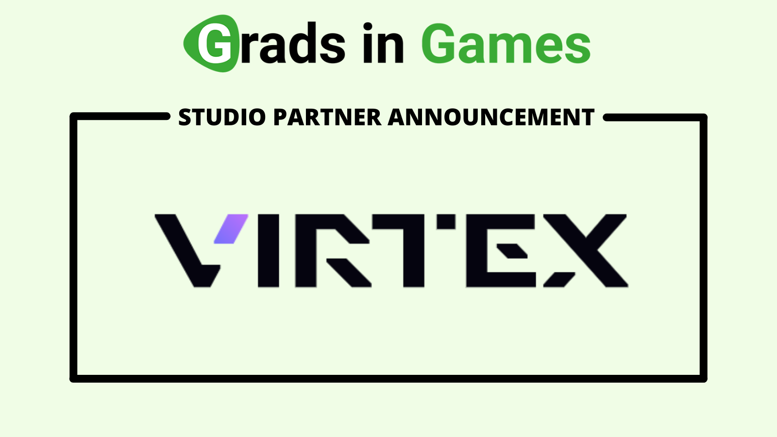 Virtex Entertainment joins as a Grads in Games Partner Studio for 2021/22