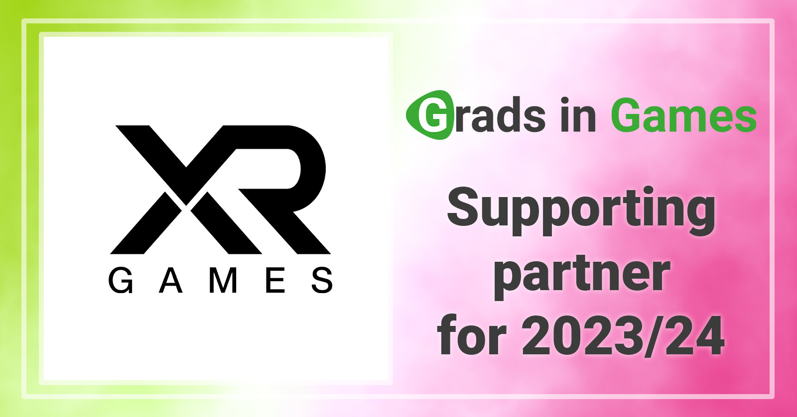 Welcome to XR Games as a Supporting Partner!